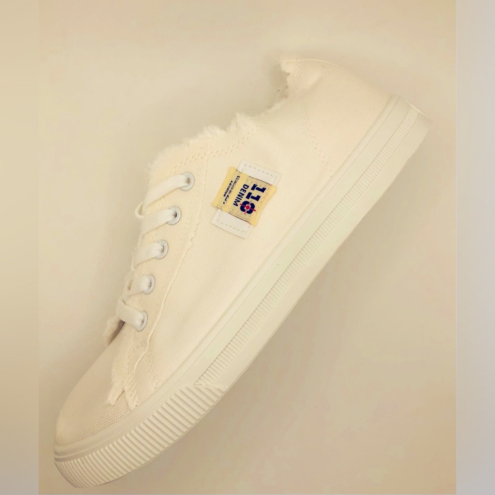 Womens Canvas Sneakers Casual Walking- LadiesTennis Shoes Flat Non Slip Shoes